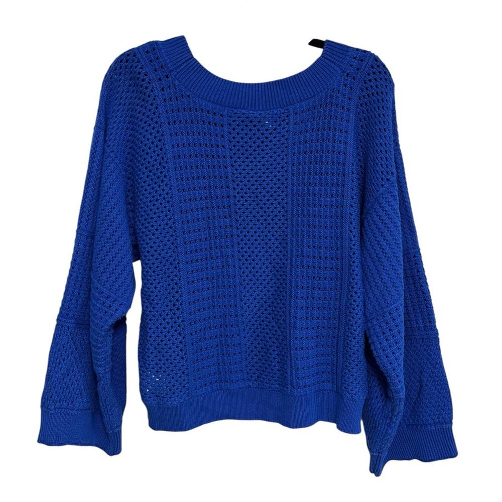 Anthropologie Moth Reese Kimono Open Knit Wide Sleeve Sweater - Size S - Picture 3 of 7